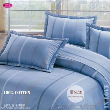 御芙專櫃/夏依漾【薄床包】5*6.2尺/雙人/100%純棉/MIT精製