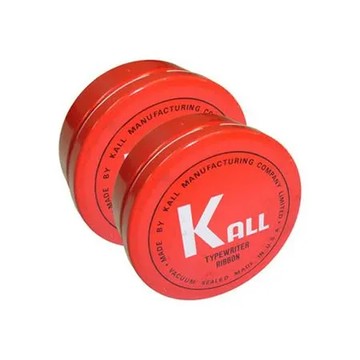 KALL 『K.O.N 傳統手動機械式打字機』色帶(黑色＆紅色/1組2入)