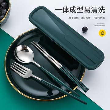 便捷筷子勺子套裝大人學生上班族不銹鋼便攜式餐具旅行外帶單人裝