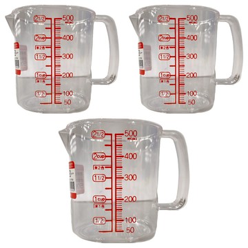 NAKAYA 壓克力量杯  500ml  3個