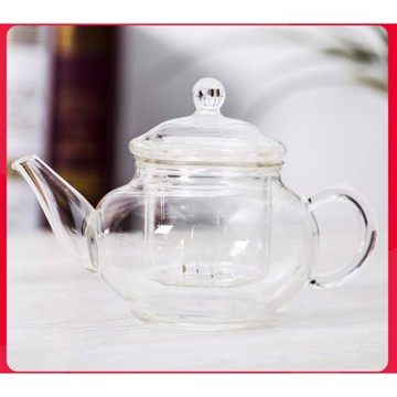 耐高溫全玻璃花茶壺加厚單人壺泡茶壺家用功夫茶具套裝小迷你透明