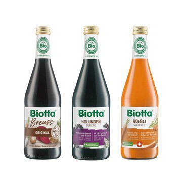 Biotta 三陽開泰·全能根基組布魯士根莖綜合蔬菜汁+ 接骨木莓汁+胡蘿蔔汁
