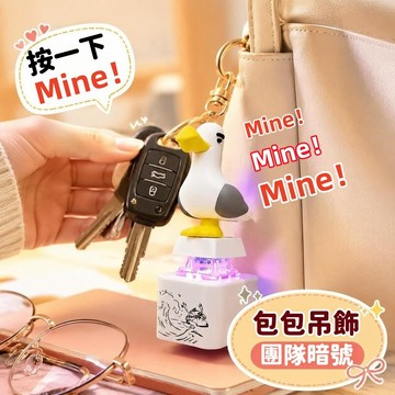 ⭐台灣出貨⭐創意海鷗解壓發聲按鍵 充電款/電池款海鷗聲光鑰匙扣 語音聲光按鍵 搞怪整蠱玩具 包包掛件