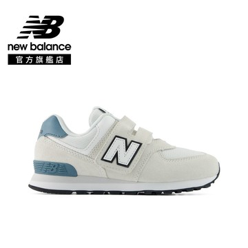 【New Balance】 NB 童鞋_中性_米藍色(中童)_P5746WH-W楦 574