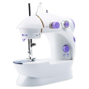 迷你電動縫紉機，雙線雙速控制，含腳踏板  單一商品