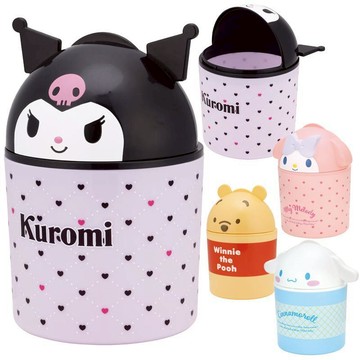 🌲森林喵🌲快速出貨 庫洛米 酷洛米 大耳狗 Kuromi 翻蓋式 桌上型造型 塑膠垃圾桶