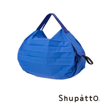 【Shupatto】燈籠型日常素色秒收環保啪啪包-小-晴空藍 ( SH-S514B-XXAN1)