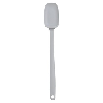 [福利商品]31-8_Kitchen Factory 莫蘭迪色矽膠拌炒匙, 灰色, 1支