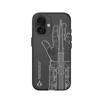 iPhone 16 Clear (相機按鈕) 酷墨灰 - Assassin's Creed - Assassin's Creed Mirage® - Hidden Blade Gauntlet