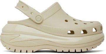 Crocs 灰白色 Mega Crush 凉鞋