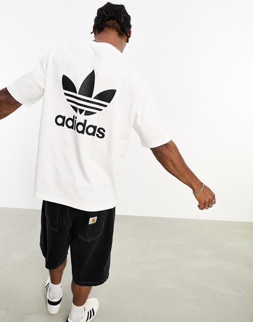 adidas Originals trefoil t-shirt in white