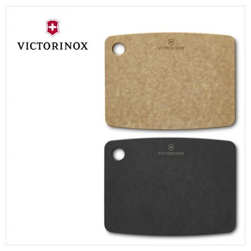 VICTORINOX 瑞士維氏 Kitchen系列小砧板 203*152*6mm 咖/黑 7.4120/7.4120.3