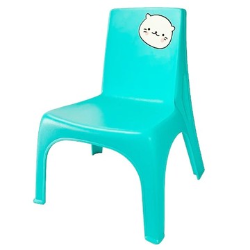 小比比椅 Set 2個 兒童椅 32 x 33 x 高44cm 座椅面23.5 x 22 x 高22cm  33 x 32 x 44cm  藍色