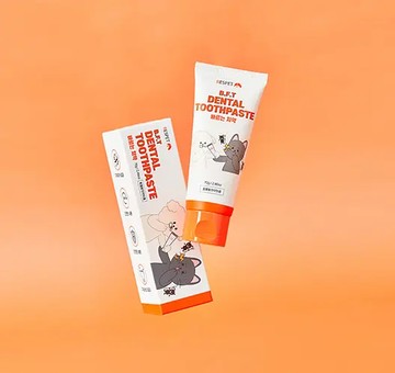 牙齒潔淨酵素牙膏*2入+毛骨力漢方潔牙棒-龜鹿二仙膠15入