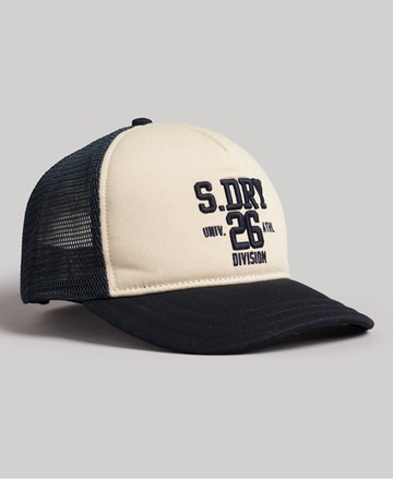 Superdry Women's Unisex Classic Trucker Cap Cream / Oatmeal - Size: 1SIZE