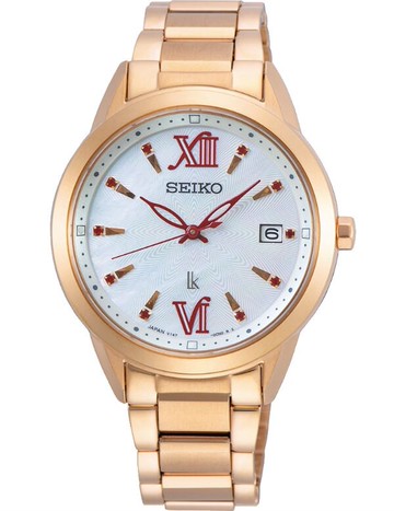 seiko SK037 精工錶 Lukia系列V147-0CL0K (SUT392J1)玫瑰金太陽能女錶/白面33.9mm｜樂天全館特惠中★指定刷卡回饋10%