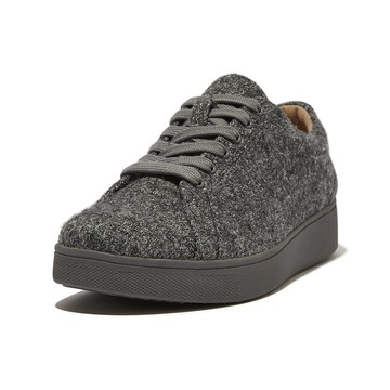FitFlop RALLY MERINO WOOL SNEAKERS運動風繫帶休閒鞋-女(灰色)