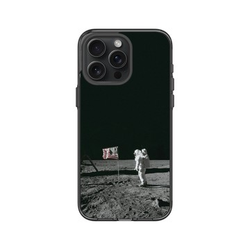 iPhone 15 Pro Max Clear 酷墨灰 - NASA - Apollo 11 - Astronaut Aldrin On The Moon