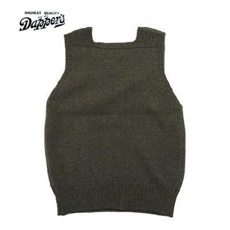 ダッパーズ エクストラファインウール ニットベスト Dapper's Classical Red Cross Style Knit Vest 1518  | LINEブランドカタログ