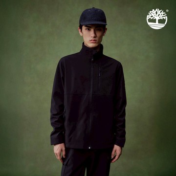 男款黑色防風軟殼外套|A6AU4001