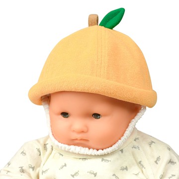 akachan honpo - 反折帽-水果-黃色