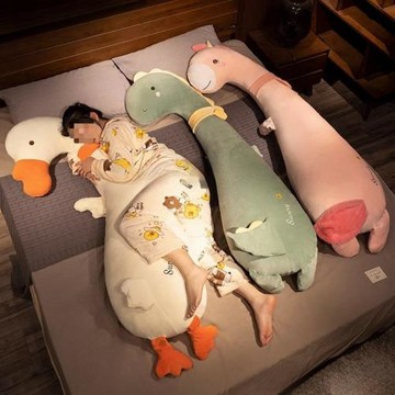 長條抱枕女生睡覺床上夾腿側睡枕頭男生款大靠枕床頭靠墊包郵批發