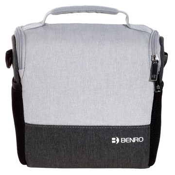 BENRO 百諾 FreeShoot 20 隨拍系列 單肩包  雪花布材質  21x14.5x22cm  可容納1機(微單/入門)2鏡  淺灰色  1個