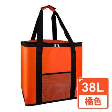 【G+居家】防潑水亮彩保溫保冰袋38L特大款(保溫保冰袋/露營保冷袋/肩背袋/手提環保袋/外送袋/保鮮袋/野餐袋/保溫餐袋/手提袋)