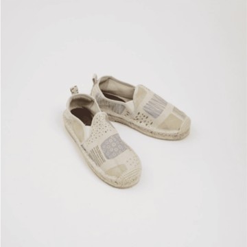 【TCOD認證】One Shoe望秀好商號 - 手作草編鞋｜日本布塗鴉方塊