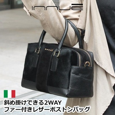 YOUNG&OLSEN 2way ミニボストンバッグ ブラック ショルダー付き