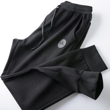 公司整單貨！客供針織棉！內有加絨！秋冬男士休閑運動加厚衛褲潮