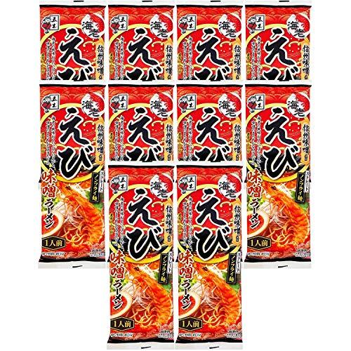 五木食品 えび味噌ラーメン 120g ×10個