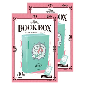 F-toys 迪士尼公主 書本收藏盒 10種食玩  2盒