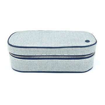 Hermes 愛馬仕 Escale 三色 H 帆布收納/筆袋(海洋)