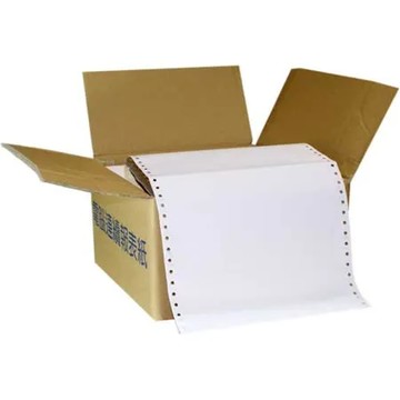 電腦連續報表紙 2P 白、紅 中一刀 雙切 (9.5 x 5.5 )