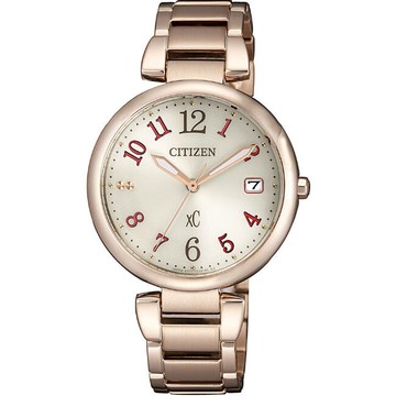 CITIZEN 星辰錶 xC系列 EO1194-53A 光動能閃耀櫻花限量真皮女錶 / 33mm｜樂天全館特惠中★指定刷卡回饋10%