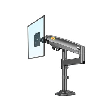 易控王 新版NB H100 桌上型螢幕支架 氣壓式手臂17-30吋 多角度調整/旋轉 (10-301-01)