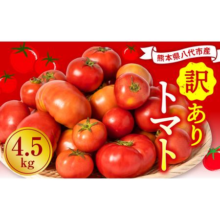 ふるさと納税    八代市産 規格外トマト 4.5kg 熊本県 トマト 野菜 熊本県八代市