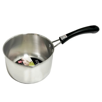 ezHome 304不銹鋼 單柄牛奶鍋 14cm 適用於瓦斯爐和電磁爐  1個