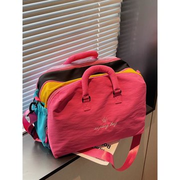 戶外輕便手提旅行包大容量休閑運動瑜伽健身包干濕分離收納行李袋