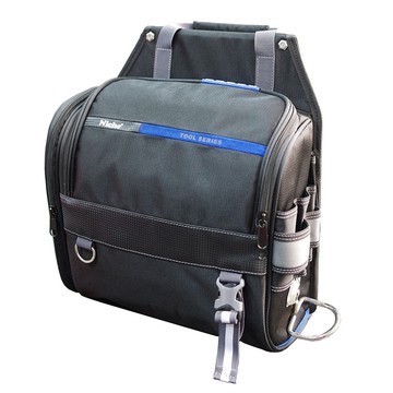 【Niche 樂奇】拉鍊封口型工具收納袋 開口工具收納袋大容量多隔層工具袋 附肩背帶 TL-6206