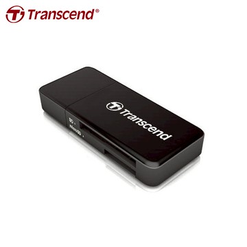 【Transcend】RDF5 黑色 USB 3.1 micro SD SDXC SDHC 記憶卡 讀卡機