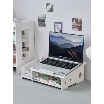 電腦增高架顯示器屏支撐架墊高底座臺式桌面收納架子辦公桌置物架