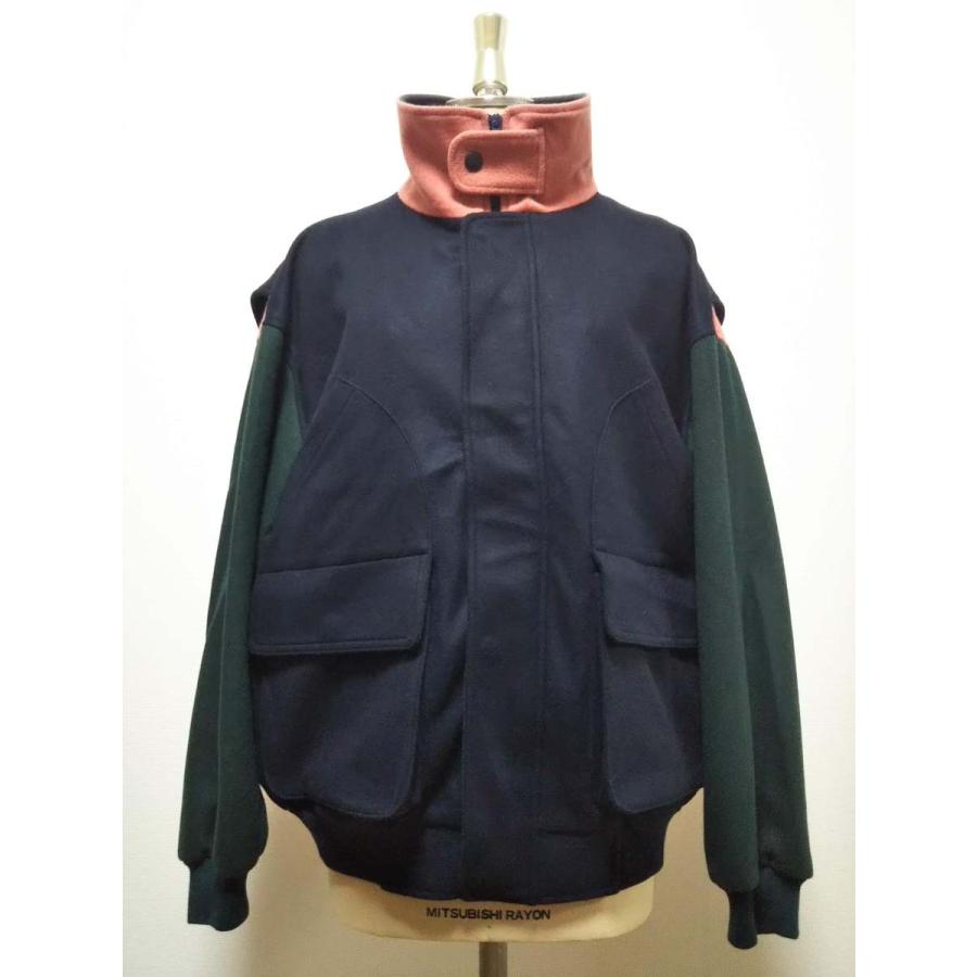 wonderland wool blouson(NVY) ワンダーランド ウールブルゾン