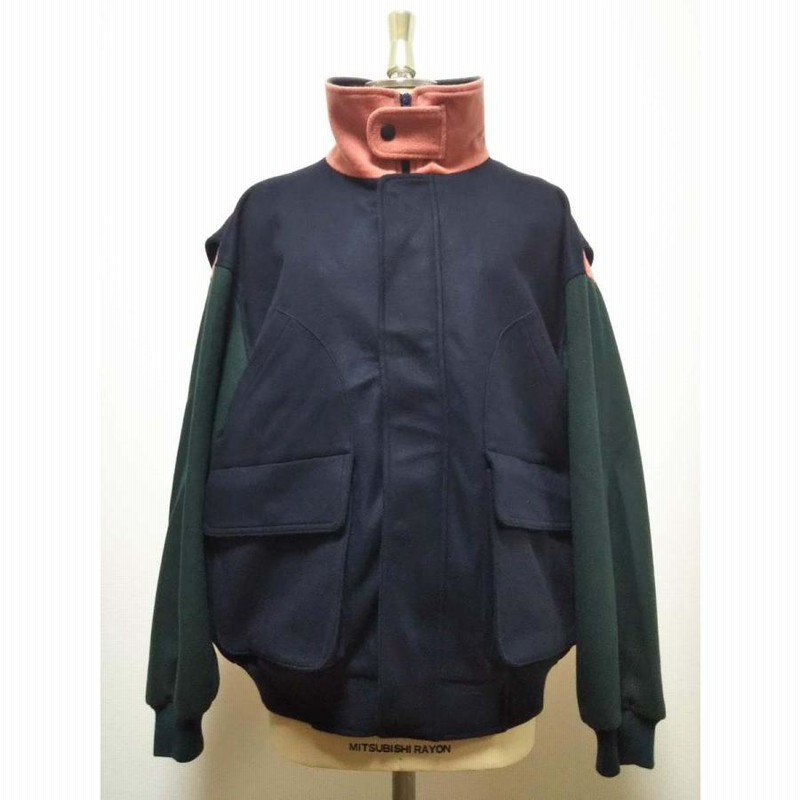 wonderland wool blouson(NVY) ワンダーランド ウールブルゾン  