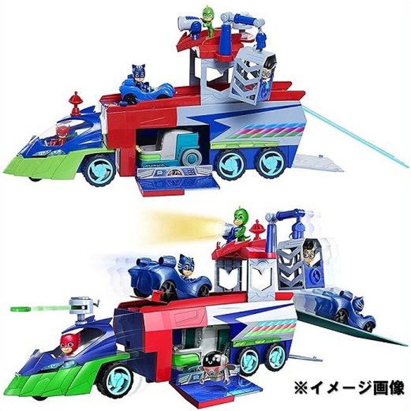 しゅつどう!パジャマスク PJ シーカー キャットボーイ＆キャットカー ゲッコー アウレット フィギュア付き PJ Seeker/PJマスク/ Pjmasks | LINEブランドカタログ