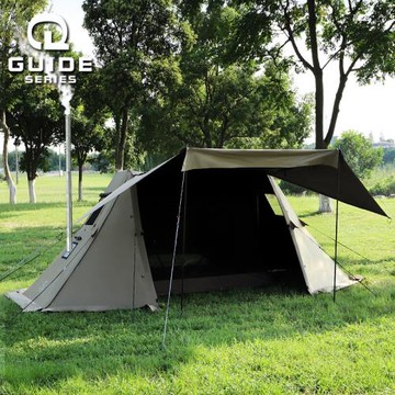 步林GuideSeries戶外防水黑膠庇護所煙囪帳露營裝備BC野營帳篷
