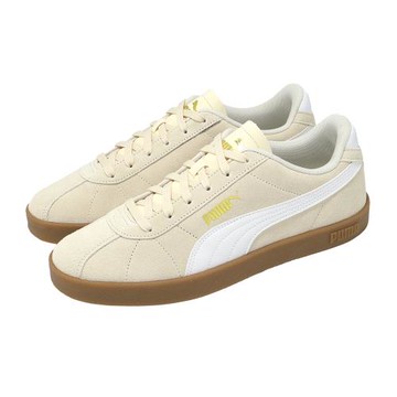 Puma 休閒鞋 Club II 男鞋 女鞋 米白 麂皮 金標 復古 397444-30