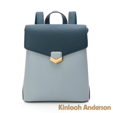 【金安德森】 Chaya壓紋後背包-普魯士藍