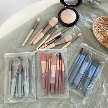 🔥熱銷款 化妝刷具組 化妝刷具 刷毛超軟 刷具 美妝刷 化妝刷具 8支化妝刷套裝 初學者散粉眼影 唇遮瑕 腮紅粉底軟毛